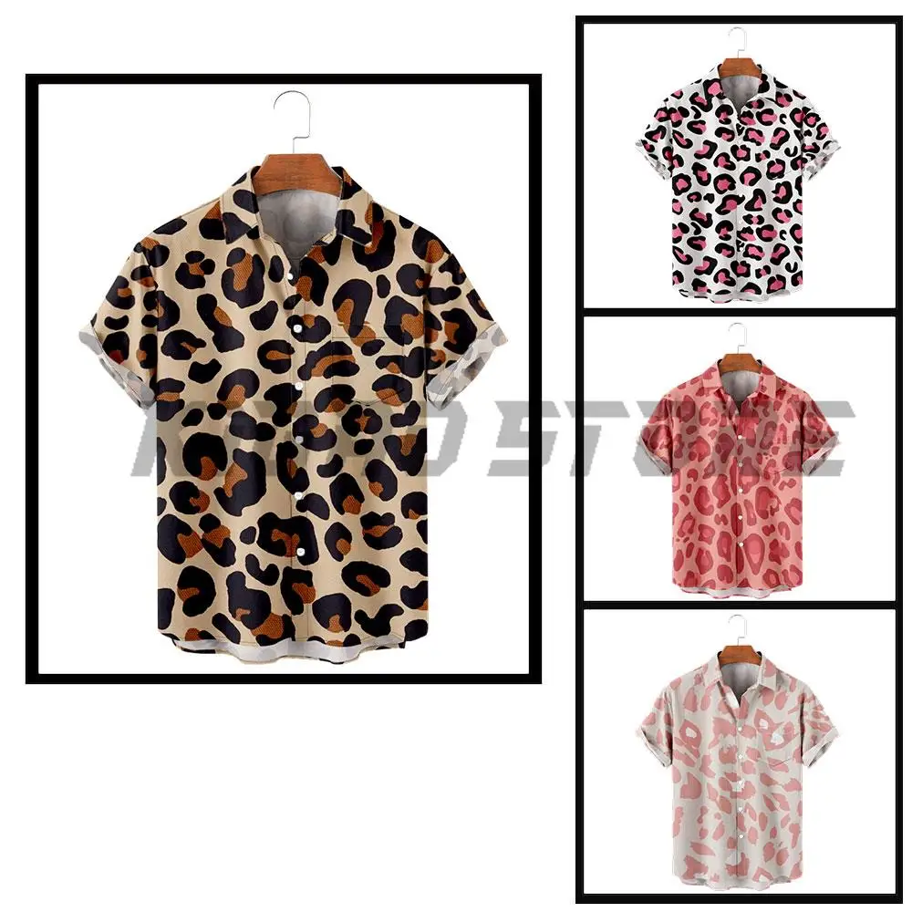 Casual Button-Down Shirts For Men Beach Animal Stripes Casual Shirt Turndown Oversized Size Short Sleeve Shirt
Casual Button-Down Shirts For Men Beach Animal Stripes Casual Shirt Turndown Oversized Size Short Sleeve Shirt