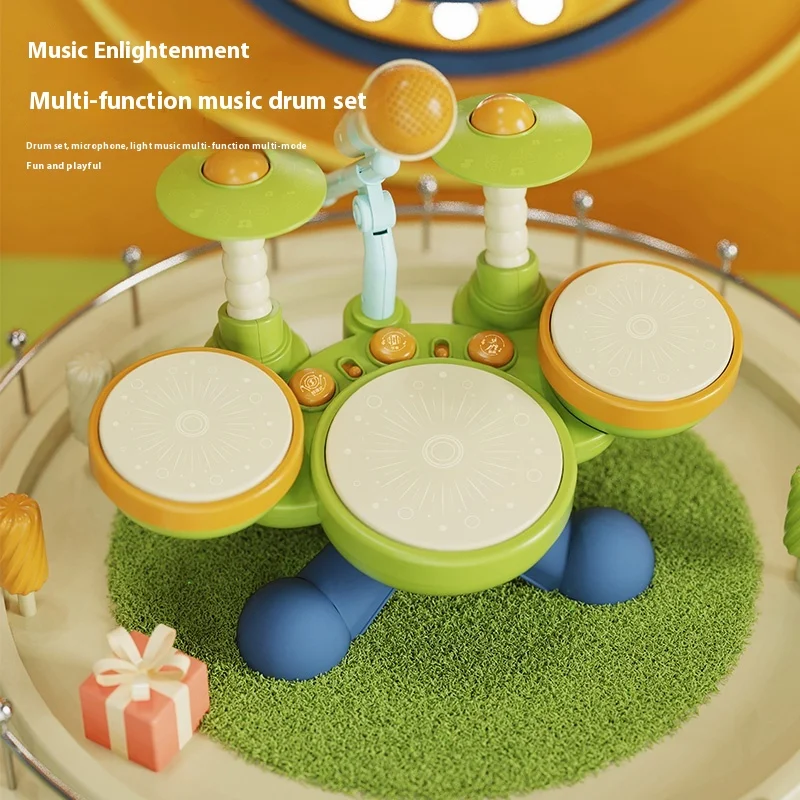 Children's Small Multifunctional Drum Toys Exercise Baby's Ability To Perceive Music Rhythm Baby's Music Enlightenment Toy
Children's Small Multifunctional Drum Toys Exercise Baby's Ability To Perceive Music Rhythm Baby's Music Enlightenment Toy