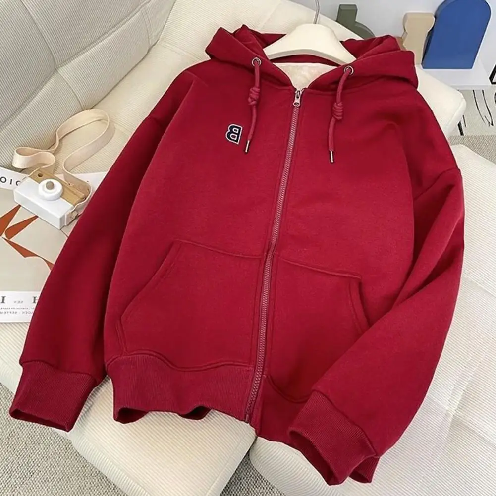Sherpa Fleece Jacket Cozy Unisex Hoodie Coat with Plush Pockets Elastic Cuffs Warm Zipper Closure Fall/winter Jacket for Women
Sherpa Fleece Jacket Cozy Unisex Hoodie Coat with Plush Pockets Elastic Cuffs Warm Zipper Closure Fall/winter Jacket for Women