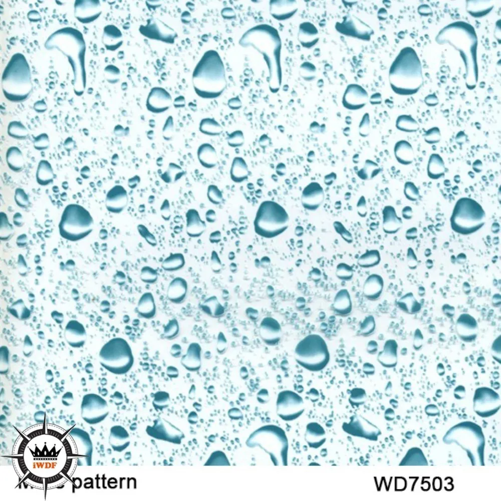 WDF7503 Decorative Material 10 Square Width 1m Water Drop Pattern Pva Water Transfer Printing Film
WDF7503 Decorative Material 10 Square Width 1m Water Drop Pattern Pva Water Transfer Printing Film