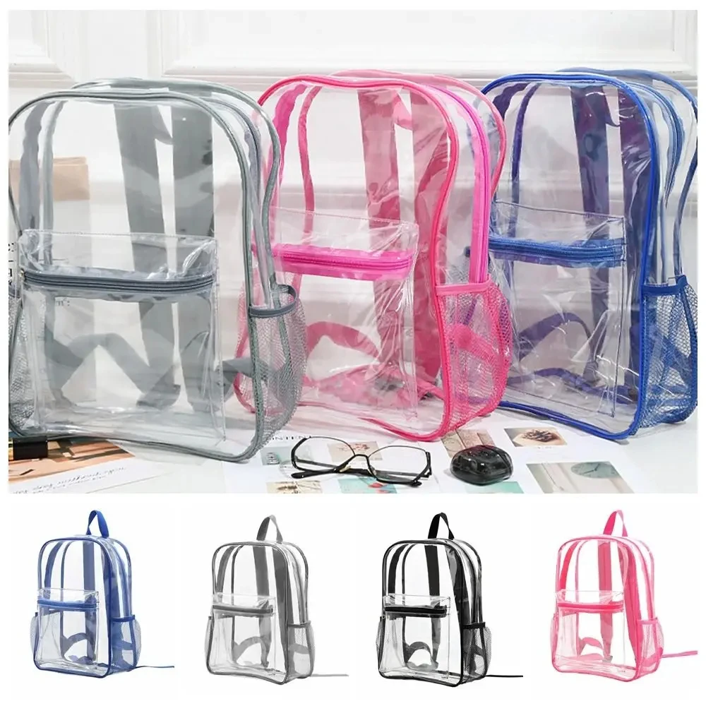 Waterproof Transparent Backpack Outdoor Sports Fitness Travel Large Capacity Storage Bag Student Visible Backpack
Waterproof Transparent Backpack Outdoor Sports Fitness Travel Large Capacity Storage Bag Student Visible Backpack