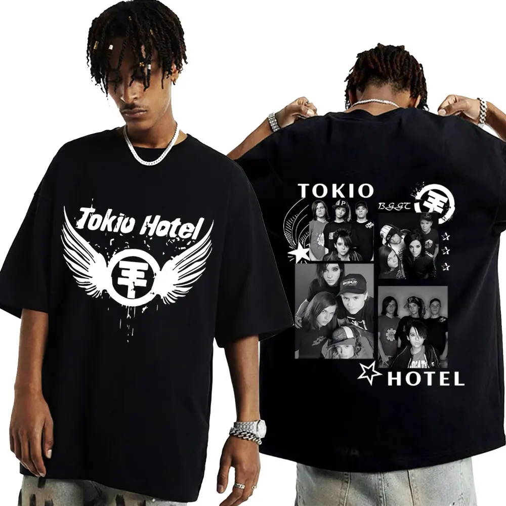 Germany Rock Band Tokio Hotel Beyond The World Tour 2023 T-shirt Men's Fashion Cotton Short Sleeve T Shirt Hip Hop Rock T-shirts
Germany Rock Band Tokio Hotel Beyond The World Tour 2023 T-shirt Men's Fashion Cotton Short Sleeve T Shirt Hip Hop Rock T-shirts