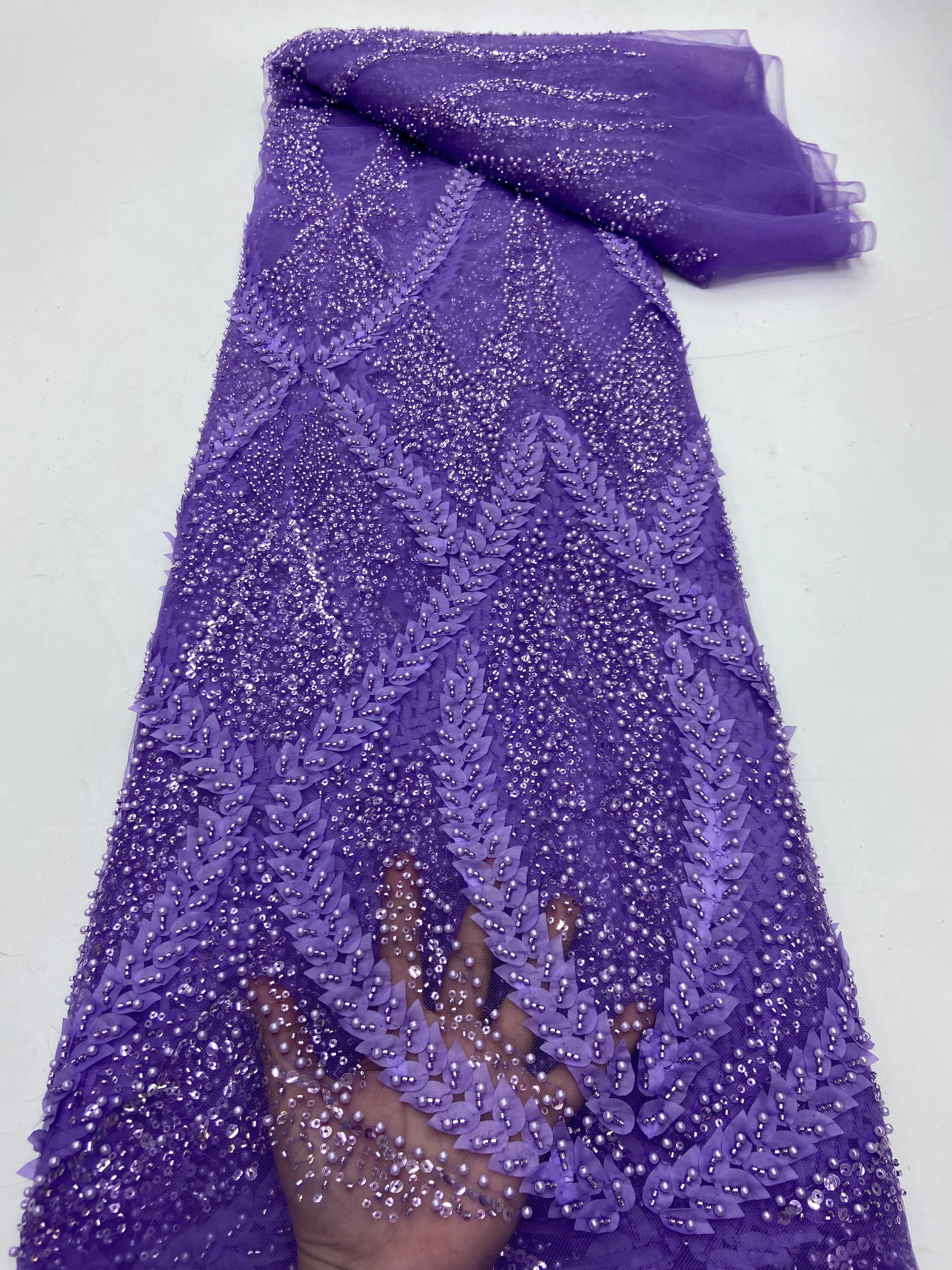 High Quality African Nigerian Material Lace 3D Flower Fabric For Wedding With Beaded Sequin Groom Embroidery French Lace Fabrics
High Quality African Nigerian Material Lace 3D Flower Fabric For Wedding With Beaded Sequin Groom Embroidery French Lace Fabrics