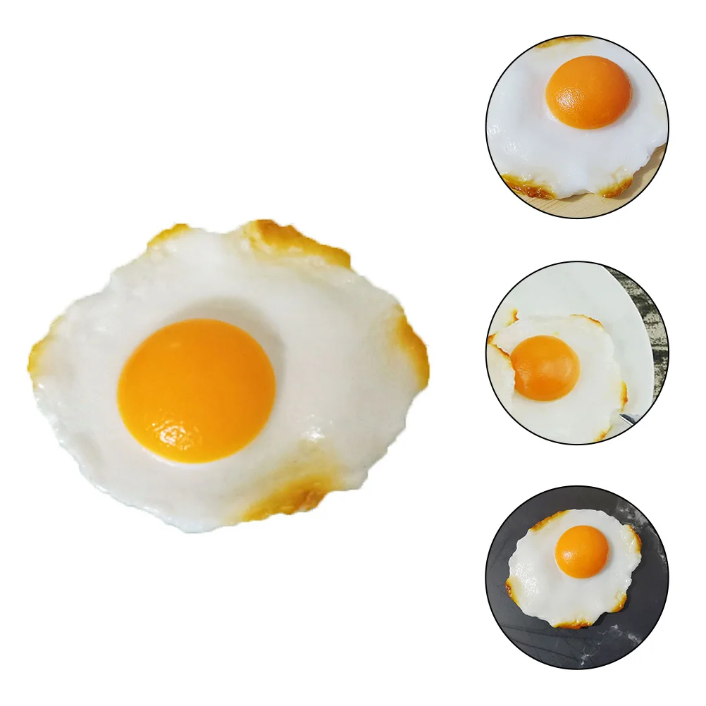 Fake Fried Egg Simulated Food Poached Egg Model Prop Artificial Fried Eggs Novelty Toy Dollhouse Miniatures Food Birthday Prank 
Fake Fried Egg Simulated Food Poached Egg Model Prop Artificial Fried Eggs Novelty Toy Dollhouse Miniatures Food Birthday Prank