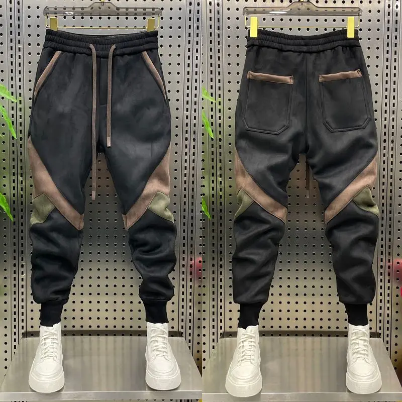 Jogger Outdoor Sweatpants Distressed Patchwork Harem Pencil Pants Autumn Casual Trousers Designer Brand Men's Clothing
Jogger Outdoor Sweatpants Distressed Patchwork Harem Pencil Pants Autumn Casual Trousers Designer Brand Men's Clothing