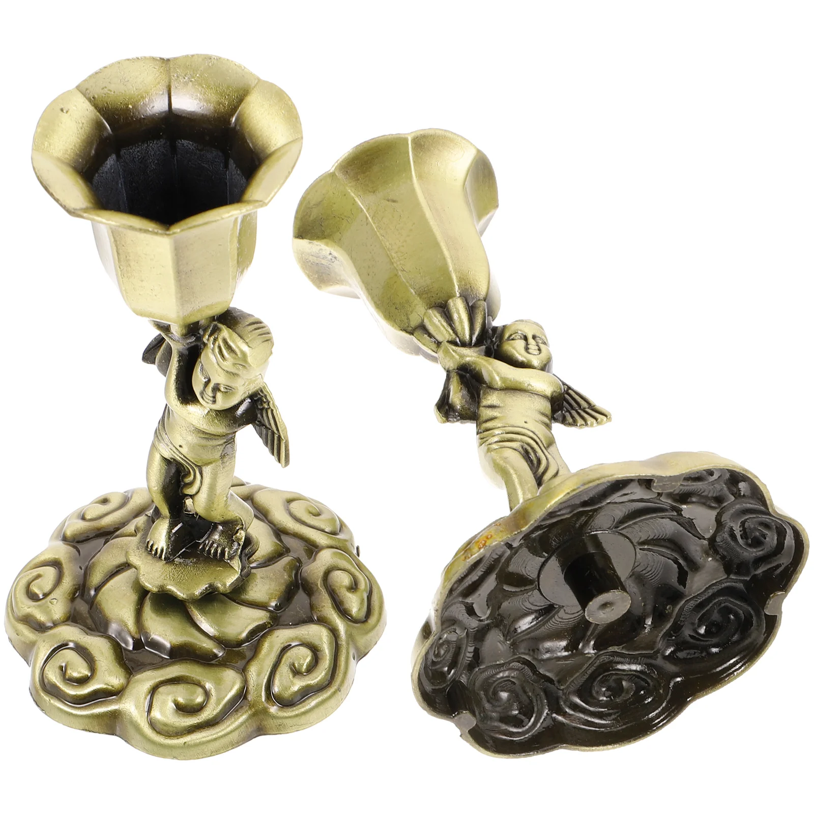 2 PCS European Style Candlestick Decoration Gold Ornament Festival Zinc Alloy Stand Metal Dinner Party Retro
2 PCS European Style Candlestick Decoration Gold Ornament Festival Zinc Alloy Stand Metal Dinner Party Retro
