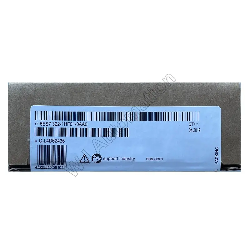 PLC 6ES7322-1HF01-0AA0 S7-300 Digital Output SM 322 Potential Isolation 1 20-pin 24V DC 2A or 230V AC 2A 6es7 322-1hf01-0aa0
PLC 6ES7322-1HF01-0AA0 S7-300 Digital Output SM 322 Potential Isolation 1 20-pin 24V DC 2A or 230V AC 2A 6es7 322-1hf01-0aa0