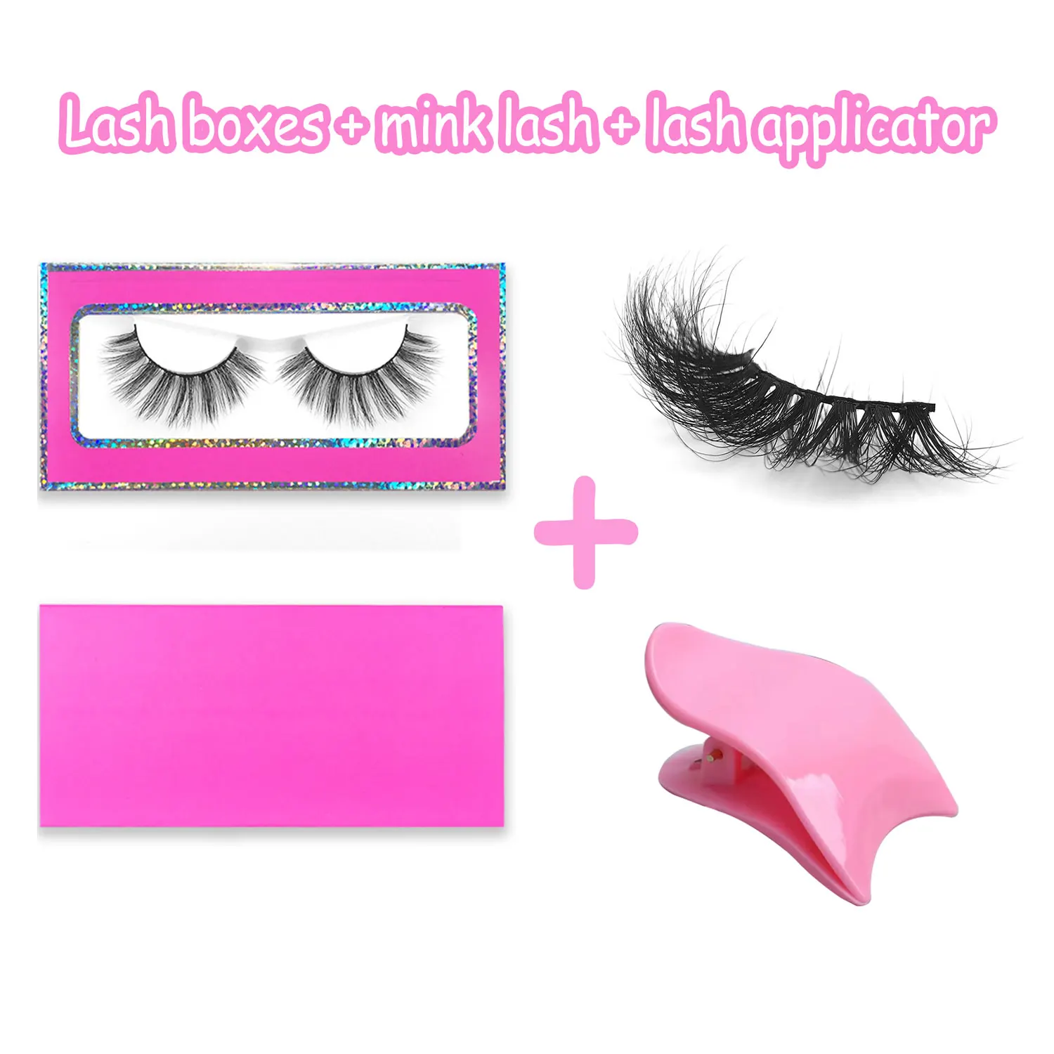 Wholesale Eyelash Boxes package with Fluffy 18-25mm Mink Lashes and Free Applicator Custom Eye-lash Packaging Logo Bulk Supplier
Wholesale Eyelash Boxes package with Fluffy 18-25mm Mink Lashes and Free Applicator Custom Eye-lash Packaging Logo Bulk Supplier