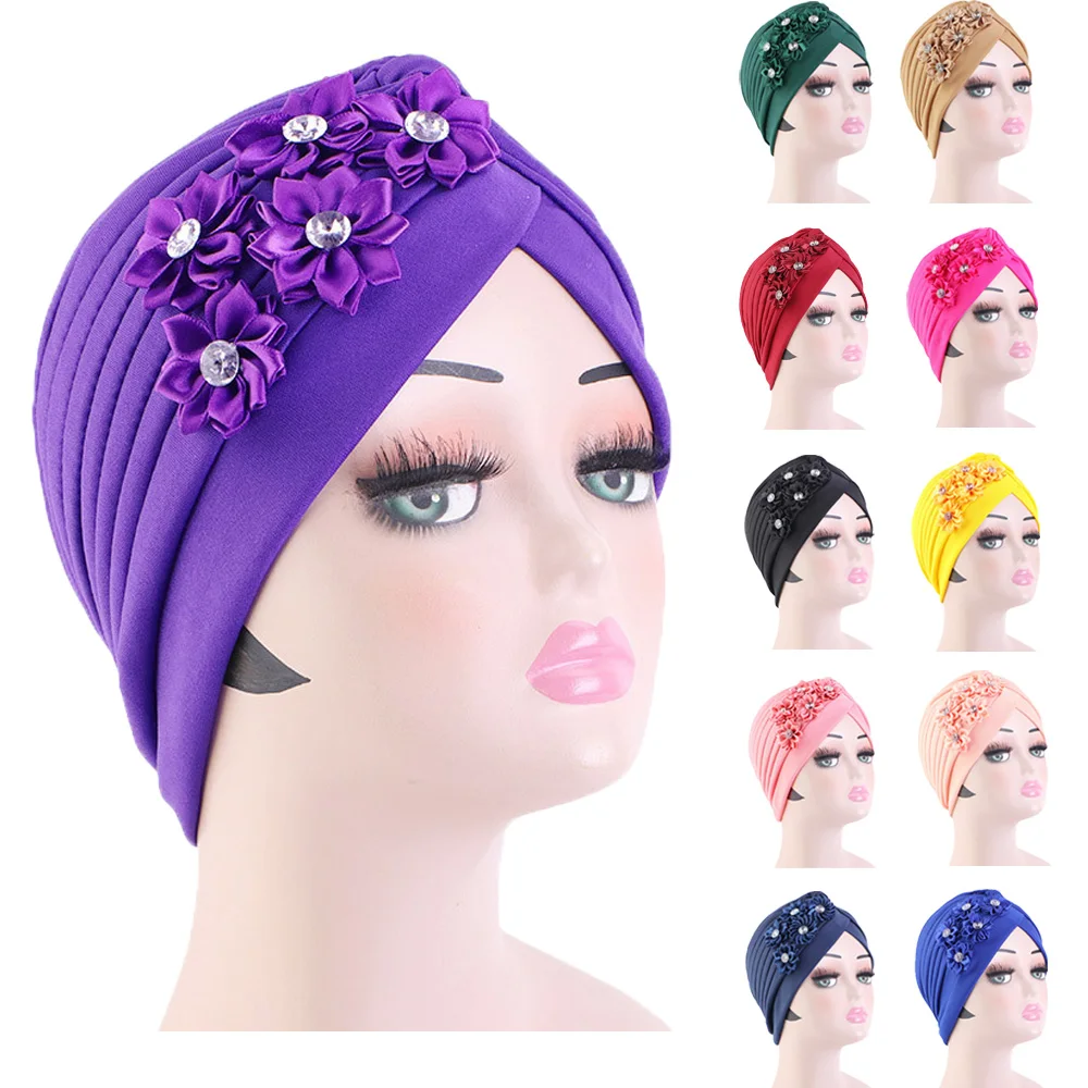 Women Flowers Ruffle Turban Chemo Caps Muslim Hijabs Elastic Headscarf Bonnet Ladies Hair Accessories Indian Cap Turbante Mujer
Women Flowers Ruffle Turban Chemo Caps Muslim Hijabs Elastic Headscarf Bonnet Ladies Hair Accessories Indian Cap Turbante Mujer