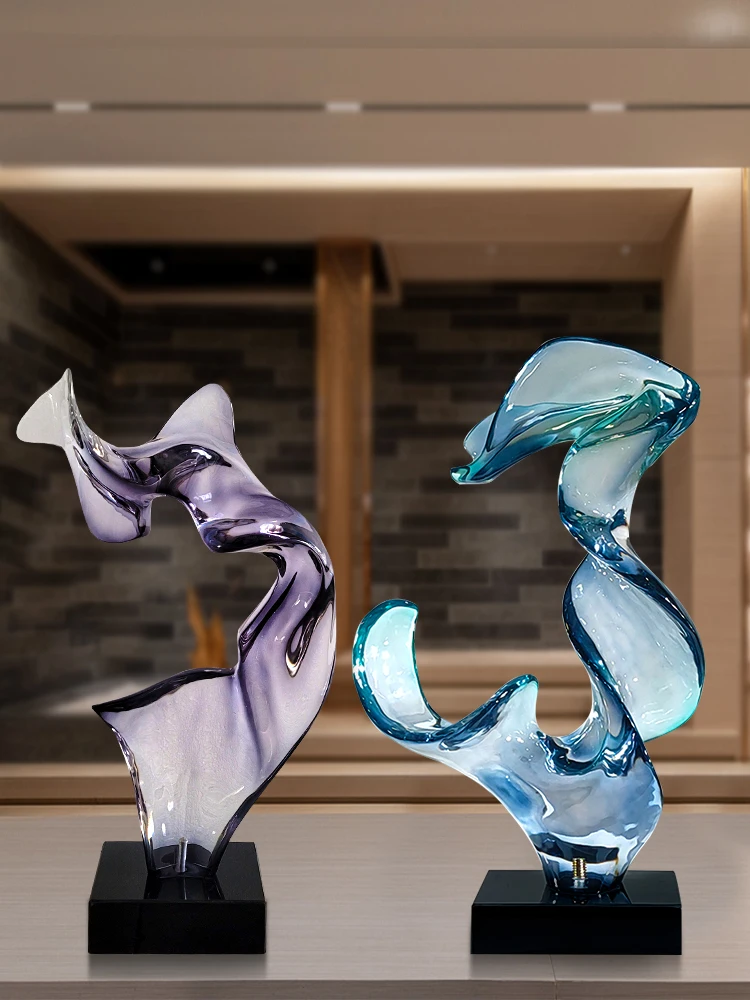 Transparent resin sculpture abstract art ornaments hotel exhibition hall home entrance living room decoration crafts
Transparent resin sculpture abstract art ornaments hotel exhibition hall home entrance living room decoration crafts