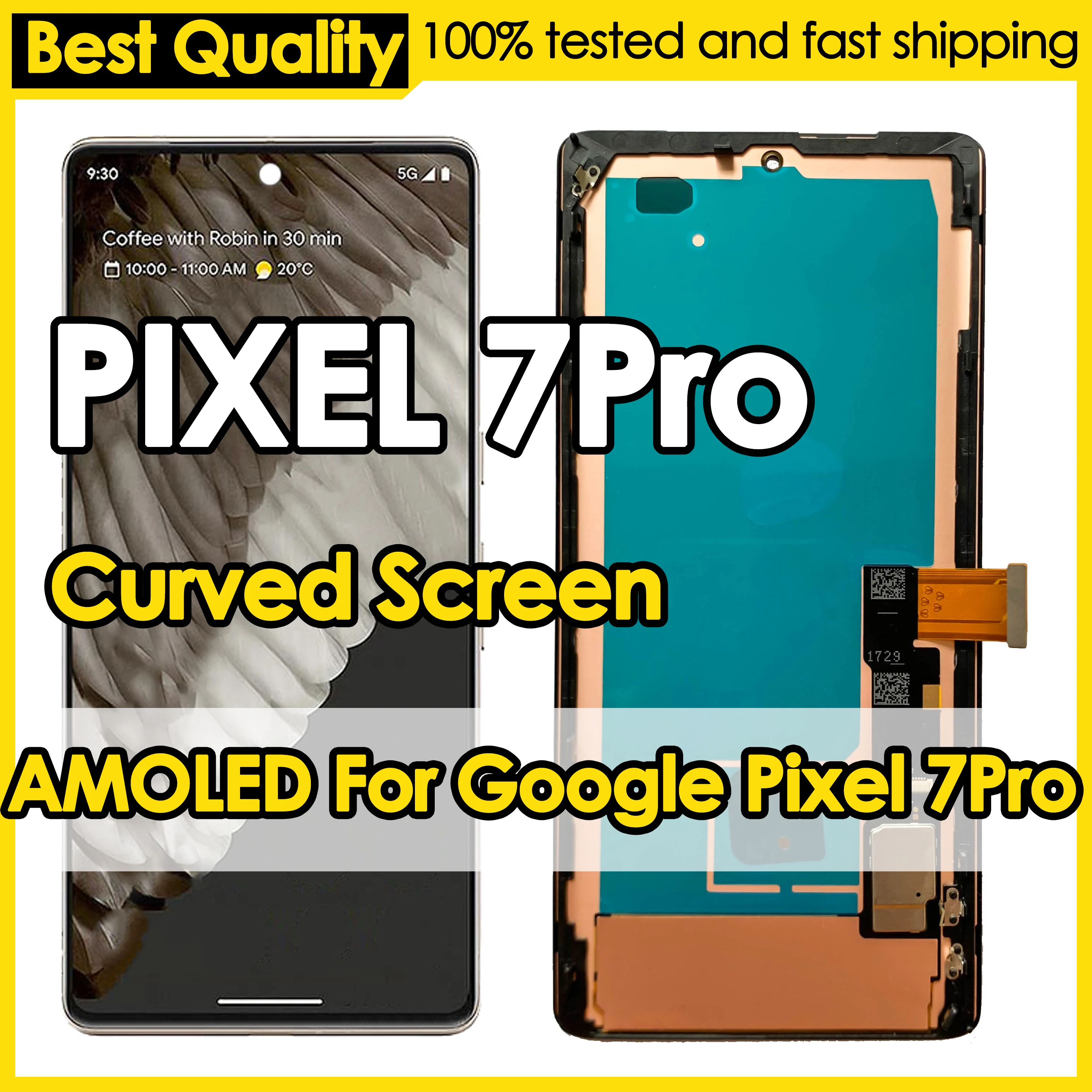 AMOLED для Google Pixel 7 Pro ЖК-дисплей GP4BC, GE2AE, GFE4J дигитайзер в сборе сенсорный экран Замена Ремонт оптовая продажа
AMOLED для Google Pixel 7 Pro ЖК-дисплей GP4BC, GE2AE, GFE4J дигитайзер в сборе сенсорный экран Замена Ремонт оптовая продажа