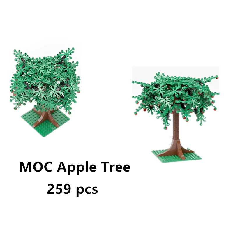 Buildings Blocks MOC Apple Tree Scene MOC Suite Trees Flowers and Plants Technical DIY Part Toy MOC Set
Buildings Blocks MOC Apple Tree Scene MOC Suite Trees Flowers and Plants Technical DIY Part Toy MOC Set