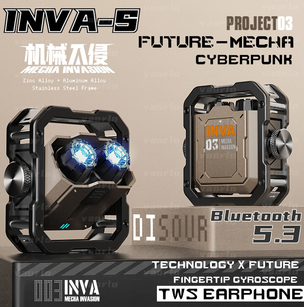 High-End INVA-S 03 TWS Gaming Esports Wireless Headphones HiFi Stereo Bluetooth Headphones Rotating Fidget Earbuds Gift For Boys
High-End INVA-S 03 TWS Gaming Esports Wireless Headphones HiFi Stereo Bluetooth Headphones Rotating Fidget Earbuds Gift For Boys