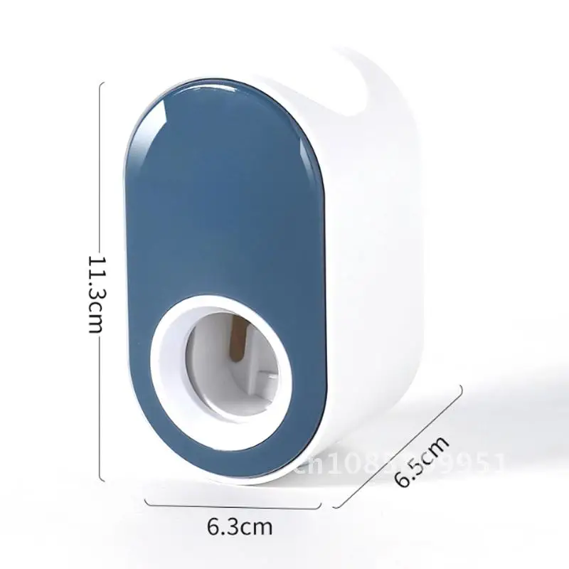 

Toothpaste Squeezer for Bathroom Automatic Toothpaste Dispenser Wall Mount Stand Dust-proof Toothbrush Holder Bathroom Accessor