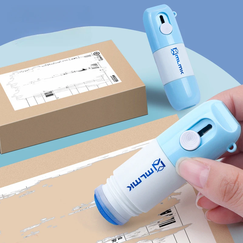 Thermal Paper Easer Mail Opener 2 in 1 Correction Fluid with Knife Anti Peep Identity Information Privacy Protector Eraser
Thermal Paper Easer Mail Opener 2 in 1 Correction Fluid with Knife Anti Peep Identity Information Privacy Protector Eraser
