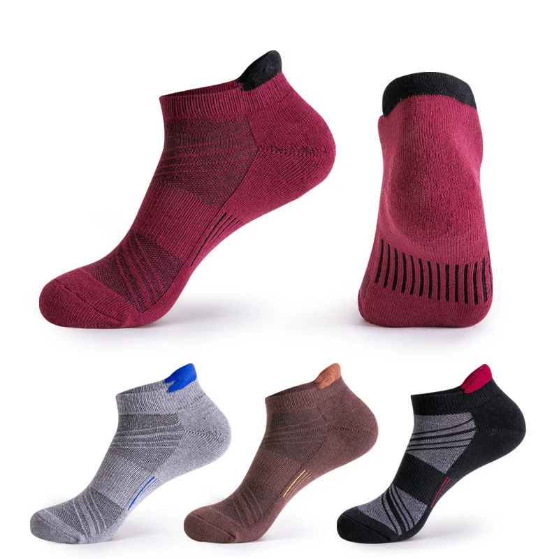 Mens Professional Sports Socks Thicken Low Cut Ankle Non-slip Basketball Socks Breathable Fitness Outdoor Sports Running Socks
Mens Professional Sports Socks Thicken Low Cut Ankle Non-slip Basketball Socks Breathable Fitness Outdoor Sports Running Socks