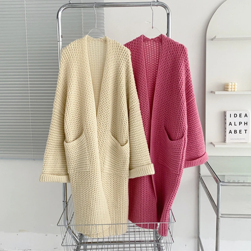 Fashion Loose Long Sleeve Fashion Jacket Outerwear Elegant Autumn Big Sweater Soft Coat Women Sweaters Lazy Oversized Cardigan
Fashion Loose Long Sleeve Fashion Jacket Outerwear Elegant Autumn Big Sweater Soft Coat Women Sweaters Lazy Oversized Cardigan
