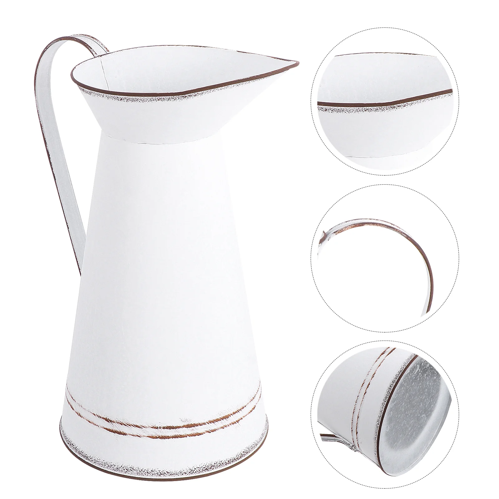 Metal Jug Pitche Watering Can Decorative Pitcher Vase Farmhouse Jug for Living Room Kitchen Bedroom Office
Metal Jug Pitche Watering Can Decorative Pitcher Vase Farmhouse Jug for Living Room Kitchen Bedroom Office