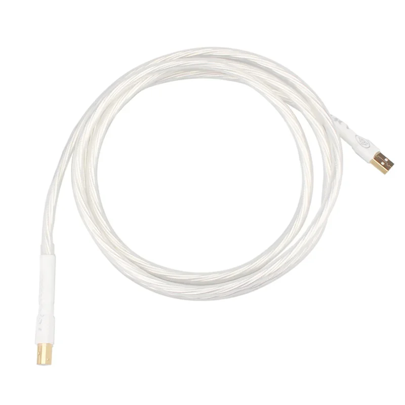 HiFi Odin DAC Data Line OFC Silver Plated Shielded USB A to B Audio Cable for Decoder Sound Card Mixer Computer
HiFi Odin DAC Data Line OFC Silver Plated Shielded USB A to B Audio Cable for Decoder Sound Card Mixer Computer
