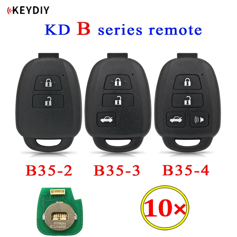 10Pcs/Lot KEYDIY B series B35-2 B35-3 B35-4 Universal Remote Control for KD900 URG200 KD-X2 Mini KD KD-MAX For Toyota Style
10Pcs/Lot KEYDIY B series B35-2 B35-3 B35-4 Universal Remote Control for KD900 URG200 KD-X2 Mini KD KD-MAX For Toyota Style