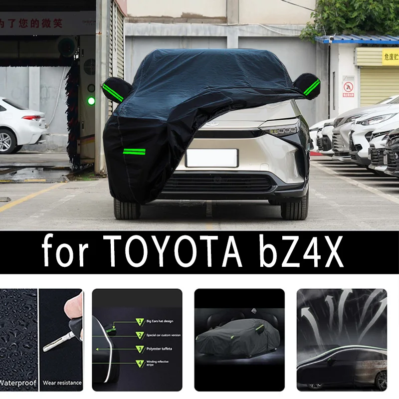 For TOYOTA BZ4X Protection Full Car Covers Snow Cover Sunshade Waterproof Dustproof Exterior Car accessories
For TOYOTA BZ4X Protection Full Car Covers Snow Cover Sunshade Waterproof Dustproof Exterior Car accessories