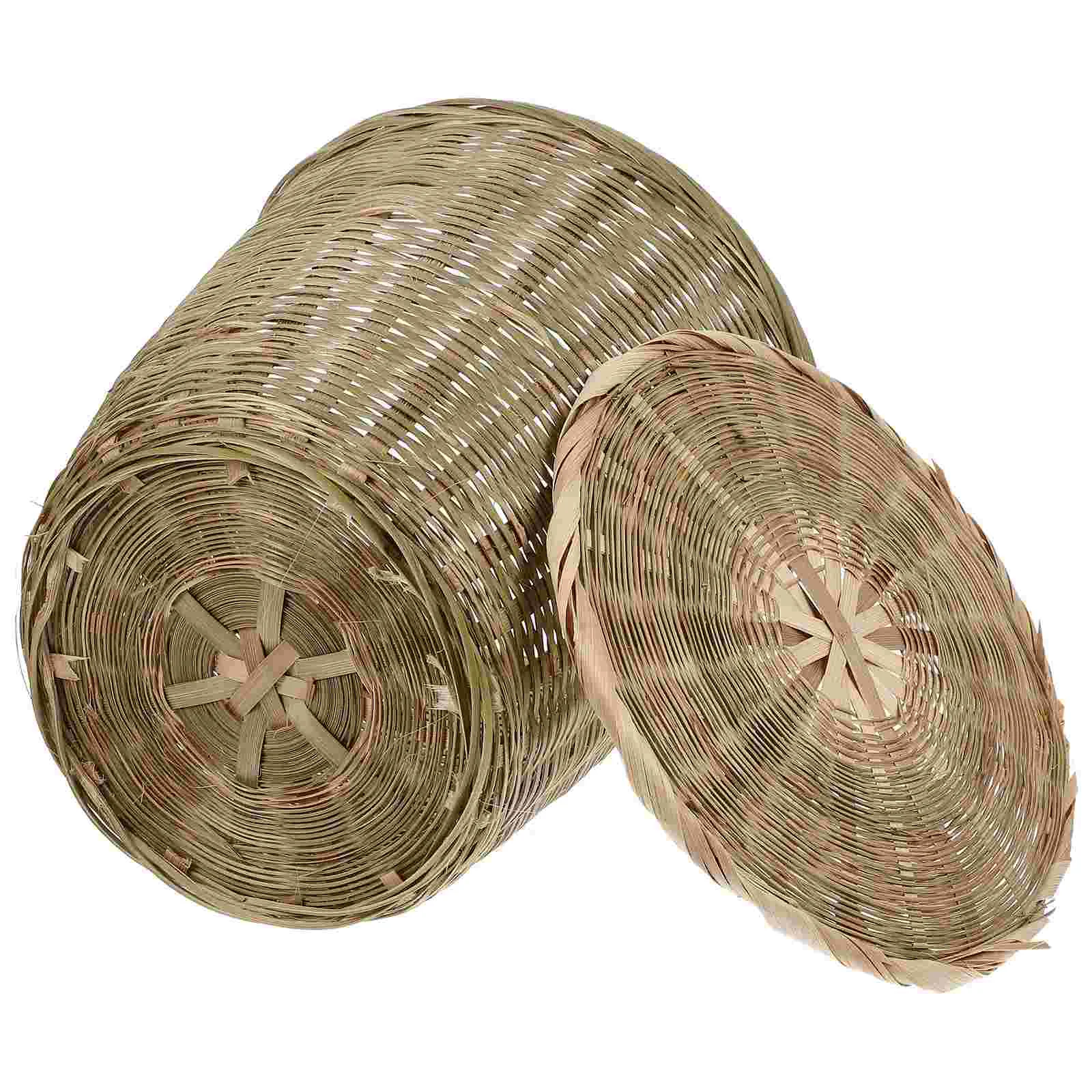 Rattan Round Waste Basket Lid Bamboo Trash Can Woven Wastebasket Wicker Storage Basket Garbage Bin Rattan Flower Pots
Rattan Round Waste Basket Lid Bamboo Trash Can Woven Wastebasket Wicker Storage Basket Garbage Bin Rattan Flower Pots
