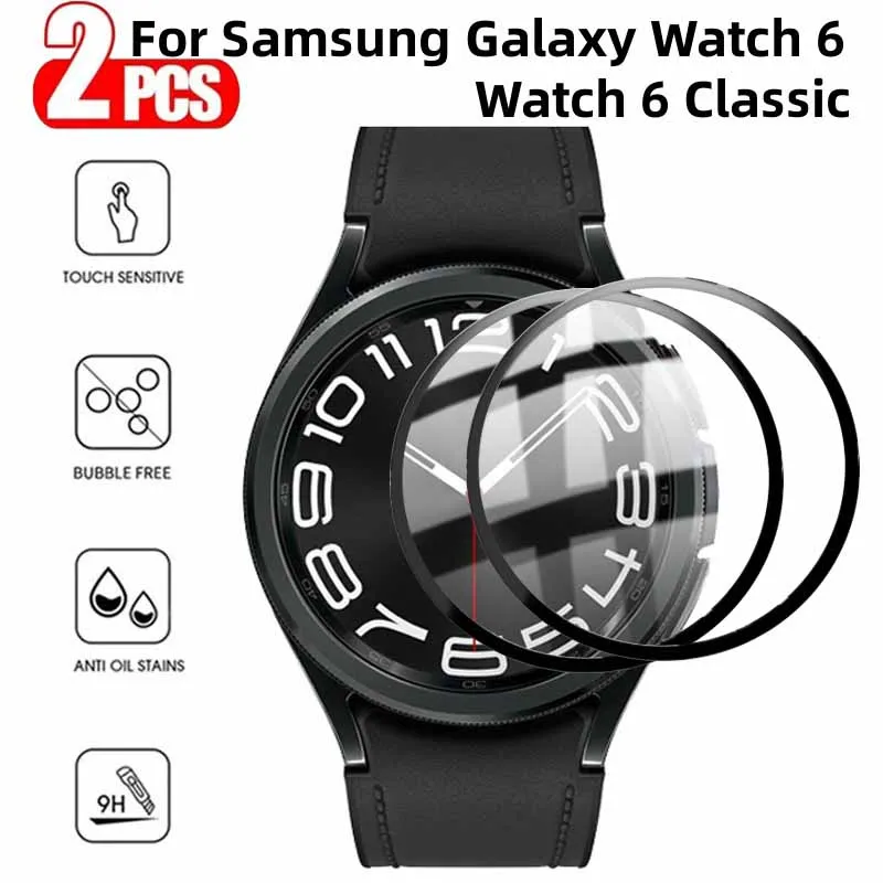 2PCS 9D Curved Tempered Glass For Galaxy Watch6 Classic 47mm 43mm Watch 6 44mm 40mm Screen Protector Frontier Protective HD Film 
2PCS 9D Curved Tempered Glass For Galaxy Watch6 Classic 47mm 43mm Watch 6 44mm 40mm Screen Protector Frontier Protective HD Film