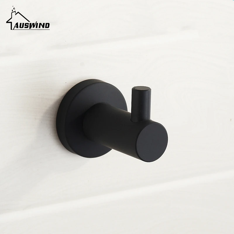 304 stainless steel brushed coat hook black minimalist towel bathroom accessories
304 stainless steel brushed coat hook black minimalist towel bathroom accessories