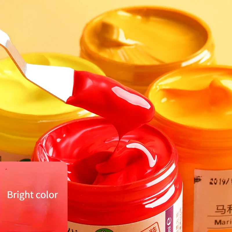 100ml Canned Acrylic Paint Students Hand-painted Creative DIY Gypsum Doll Art Wall Painting Waterproof Pigment 
100ml Canned Acrylic Paint Students Hand-painted Creative DIY Gypsum Doll Art Wall Painting Waterproof Pigment