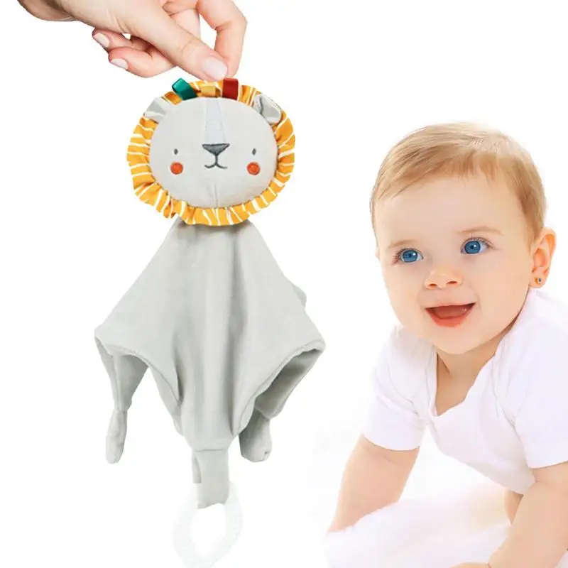 

Elephant Baby Blanket Soft Baby Handkerchief Bib Cute Teething Cloth Unisex Gift And Present For Baby Shower Birthdays Holidays