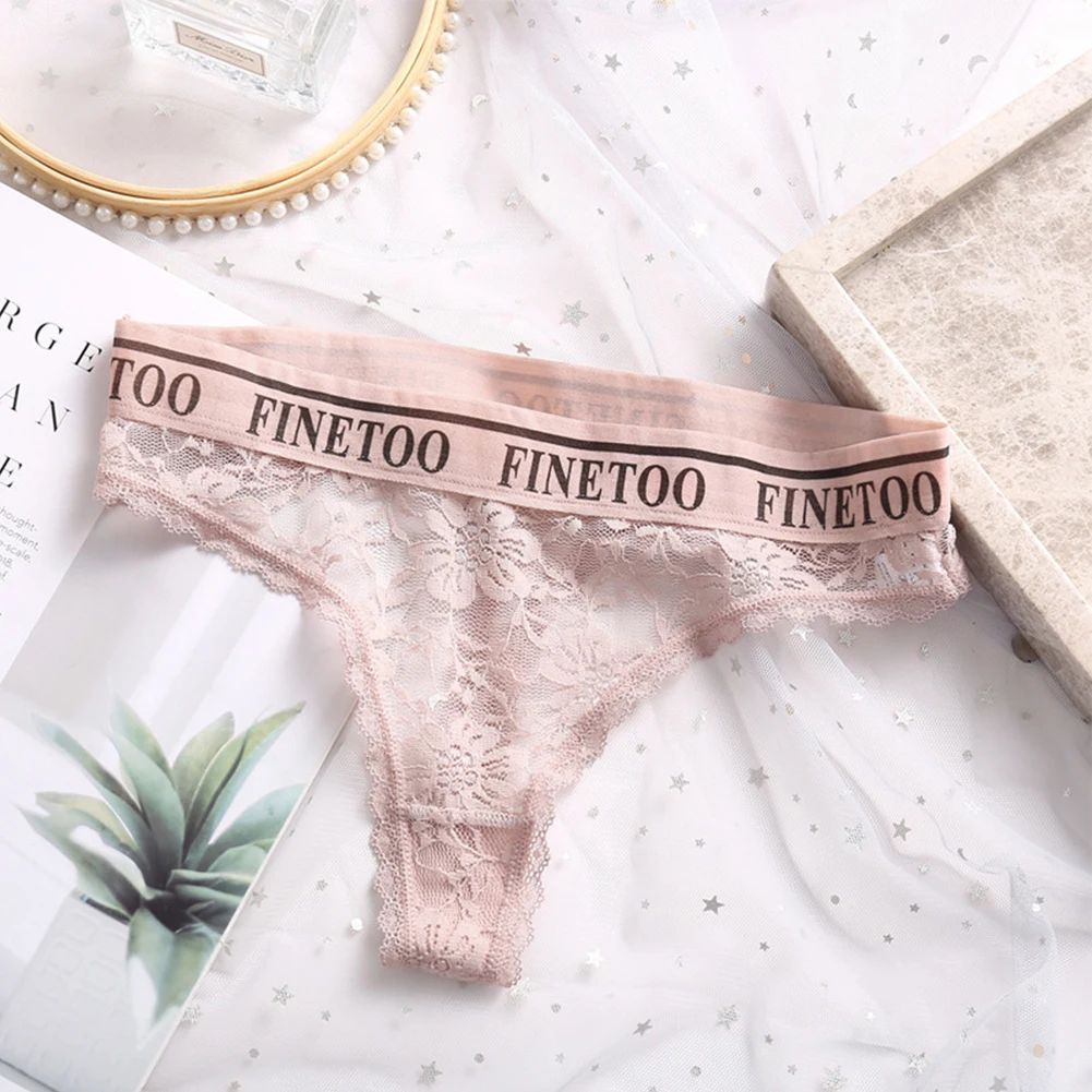 Womens Letter Sexy Lace Thongs Elasticity Breathable T-back Floral Embroidery G-String Solid Transparent Temptation Briefs
Womens Letter Sexy Lace Thongs Elasticity Breathable T-back Floral Embroidery G-String Solid Transparent Temptation Briefs