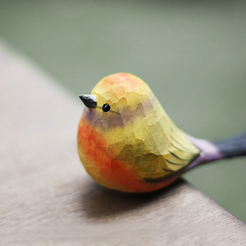 Festooned Sparrow Warbler Wood Carving Little Fat Bird Handmade Desktop Decoration, Home Accessories Gift
Festooned Sparrow Warbler Wood Carving Little Fat Bird Handmade Desktop Decoration, Home Accessories Gift