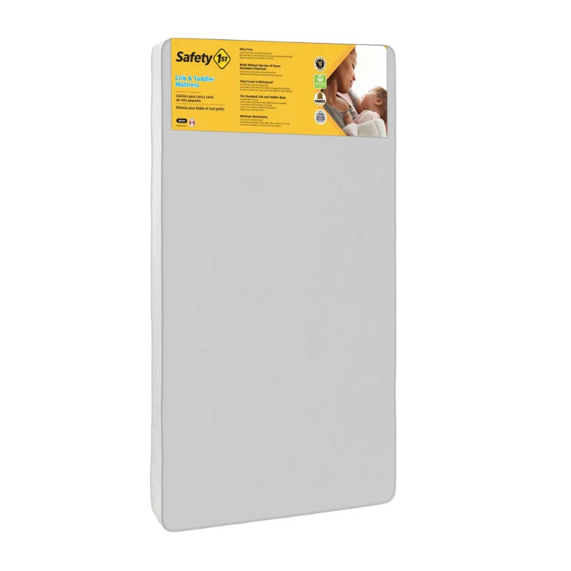5" Firm Crib & Toddler Mattress High-density Thermo-Bonded Coremade From Polyester Fibers Lightweight and Durable
5" Firm Crib & Toddler Mattress High-density Thermo-Bonded Coremade From Polyester Fibers Lightweight and Durable