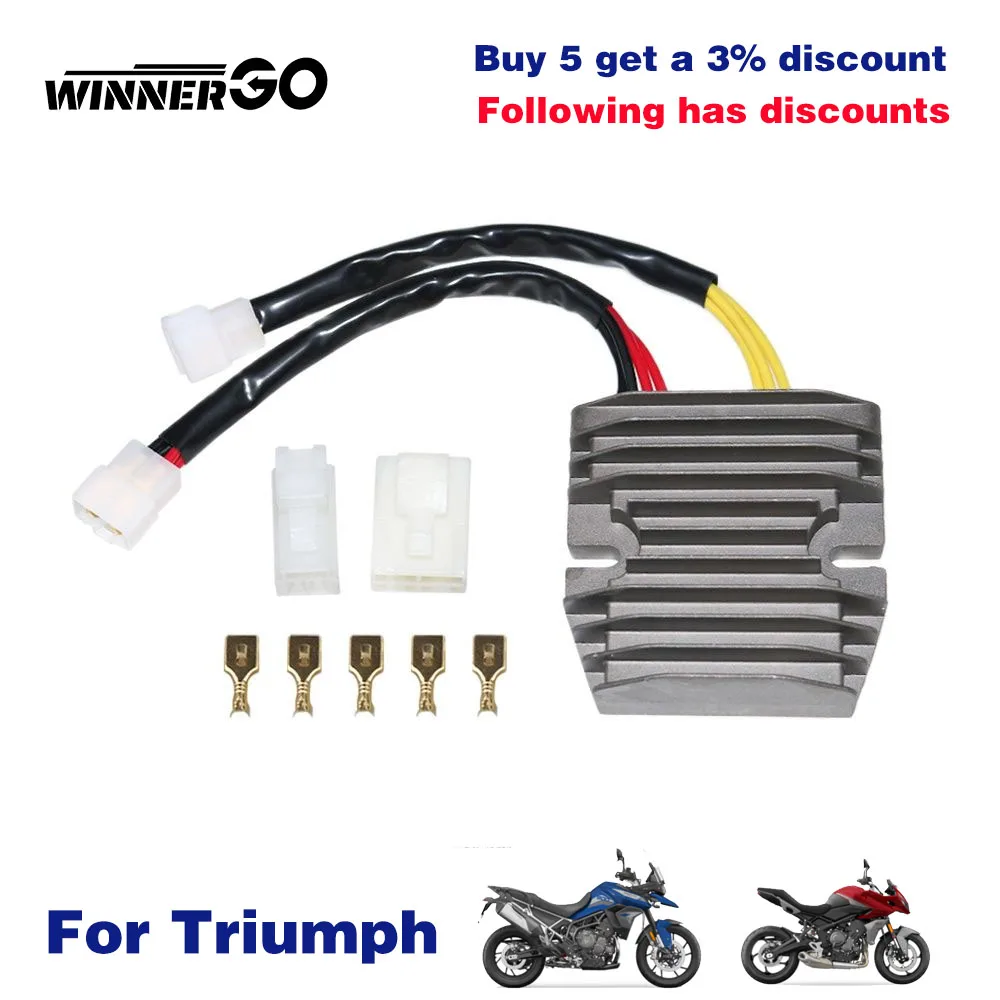 Motorcycle Voltage Regulator Rectifier For Triumph Tiger 1050 955 Tiger955 Tiger1050 RS955 ST955 ST1050 2001-2006 2007-2012
Motorcycle Voltage Regulator Rectifier For Triumph Tiger 1050 955 Tiger955 Tiger1050 RS955 ST955 ST1050 2001-2006 2007-2012