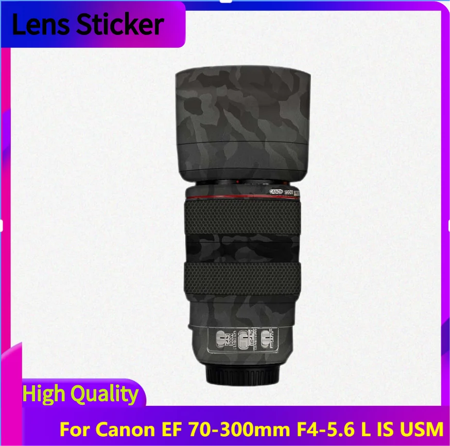 

For Canon EF 70-300mm F4-5.6 L IS USM Lens Sticker Protective Skin Decal Film Anti-Scratch Protector Coat EF70300/4-5.6L 70-300