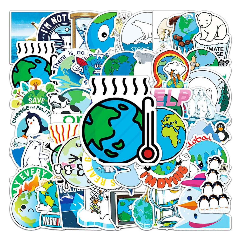 10/50Pcs Global Warming Cartoon Graffiti Waterproof Sticker Creative Trend Personality Decal Refrigerator Cup Helmet Wholesale
10/50Pcs Global Warming Cartoon Graffiti Waterproof Sticker Creative Trend Personality Decal Refrigerator Cup Helmet Wholesale