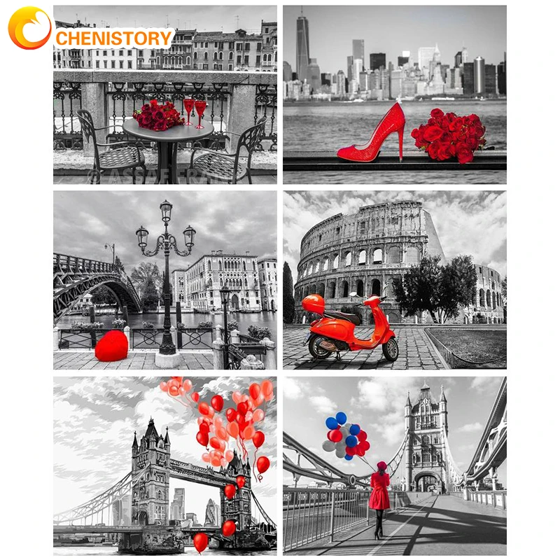 CHENISTORY 40x50cm DIY Frame Painting By Numbers Kit City Street Oil Acrylic Paints Painting Unique Gift For Wall Art Home Decor
CHENISTORY 40x50cm DIY Frame Painting By Numbers Kit City Street Oil Acrylic Paints Painting Unique Gift For Wall Art Home Decor