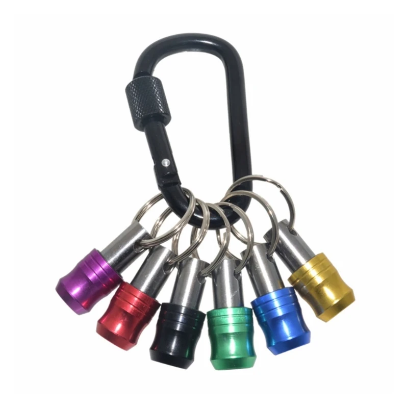 Quality 6pc Colorful Keychain 1/4inch Shank Screwdriver Bits Holder Stylish Look, Suitable for Home,Offices, Travel
Quality 6pc Colorful Keychain 1/4inch Shank Screwdriver Bits Holder Stylish Look, Suitable for Home,Offices, Travel
