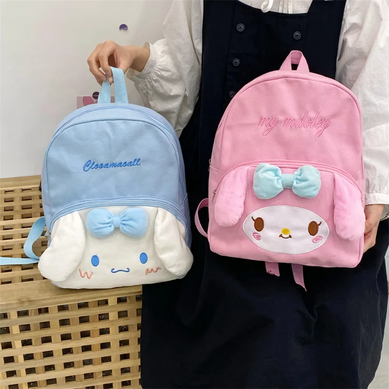 Sanrio Bag Kawaii Plush Cinnamoroll Melody Kuromi Soft Stuff Handbag Backpack Bag Anime Stuffed Backpack Girls Children Gifts
Sanrio Bag Kawaii Plush Cinnamoroll Melody Kuromi Soft Stuff Handbag Backpack Bag Anime Stuffed Backpack Girls Children Gifts