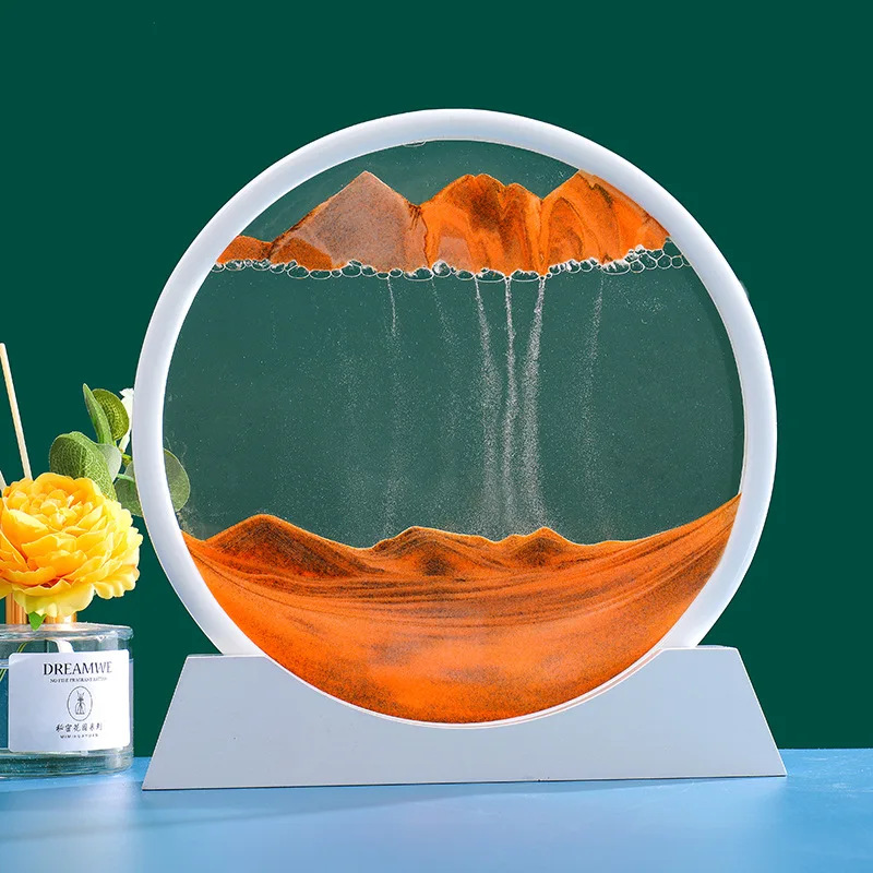 Домашний декор, 3D движущиеся песочные часы, картина, круглые песочные часы, 3D пейзаж, отображение движения, картина из бегущего песка, подарки, украшение стола
Домашний декор, 3D движущиеся песочные часы, картина, круглые песочные часы, 3D пейзаж, отображение движения, картина из бегущего песка, подарки, украшение стола
