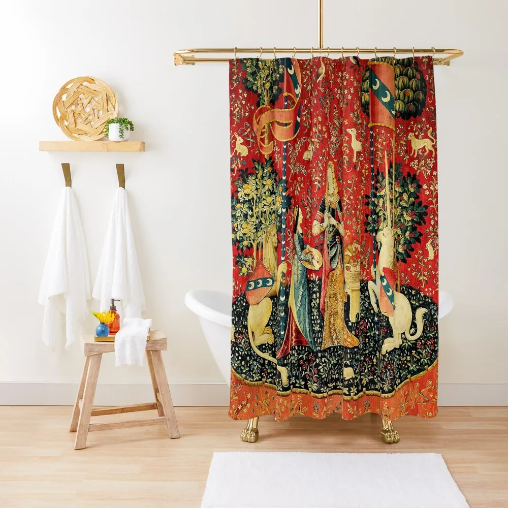 The Lady and the Unicorn: à Mon Seul Désir Shower Curtain For The Bathroom Bathroom Decor For Shower Waterproof Shower Curtain
The Lady and the Unicorn: à Mon Seul Désir Shower Curtain For The Bathroom Bathroom Decor For Shower Waterproof Shower Curtain