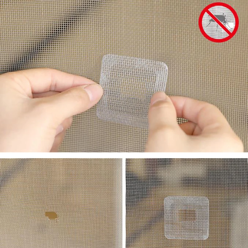 

3/5/10/15pcs Adhesive Fix Net Window Home Anti Mosquito Fly Bug Insect Repair Screen Wall Patch Stickers Mesh Window Screen
