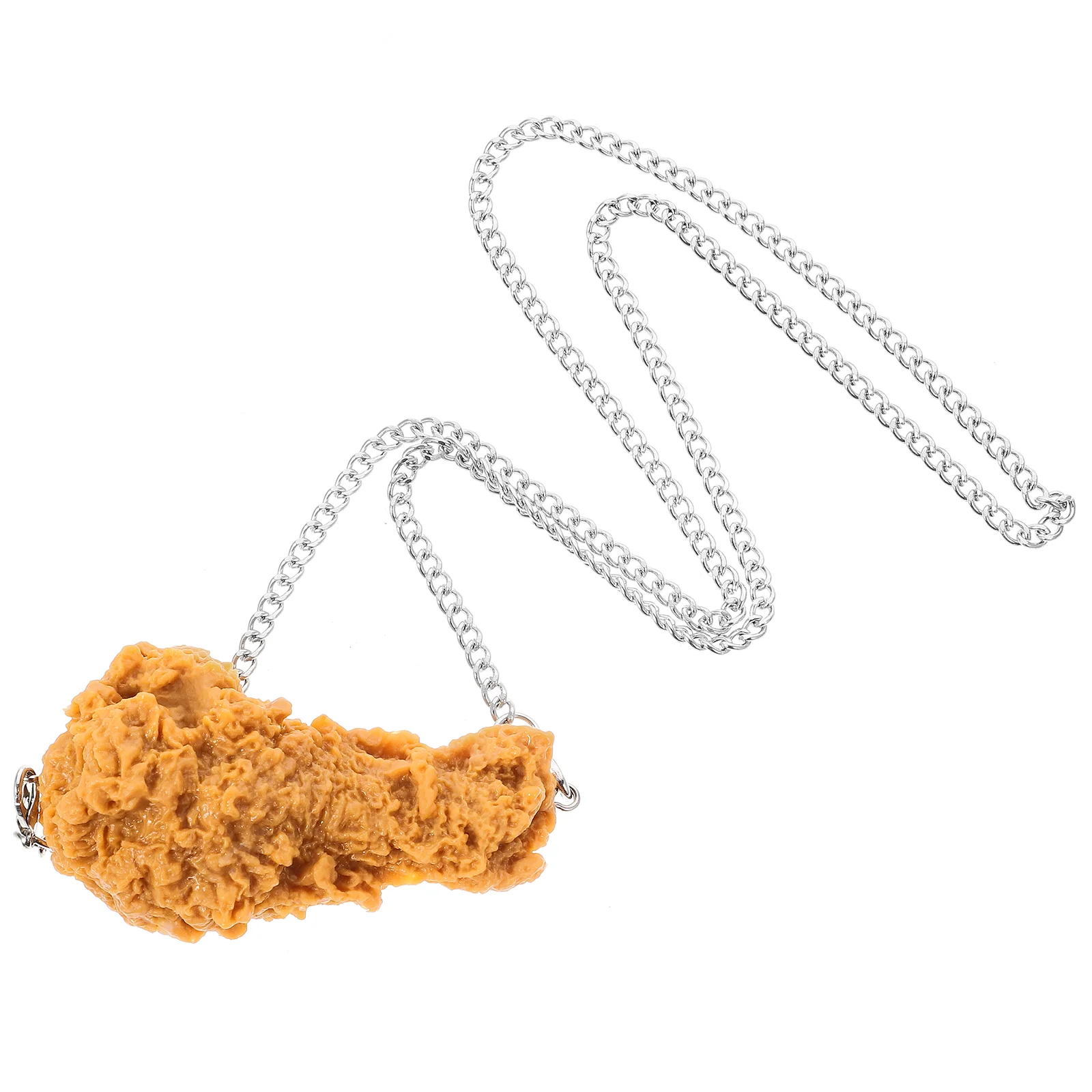 Simulation Food Necklace Creative Barbecue Food Model Food Hanging Neck Chain (Chicken Leg)
Simulation Food Necklace Creative Barbecue Food Model Food Hanging Neck Chain (Chicken Leg)