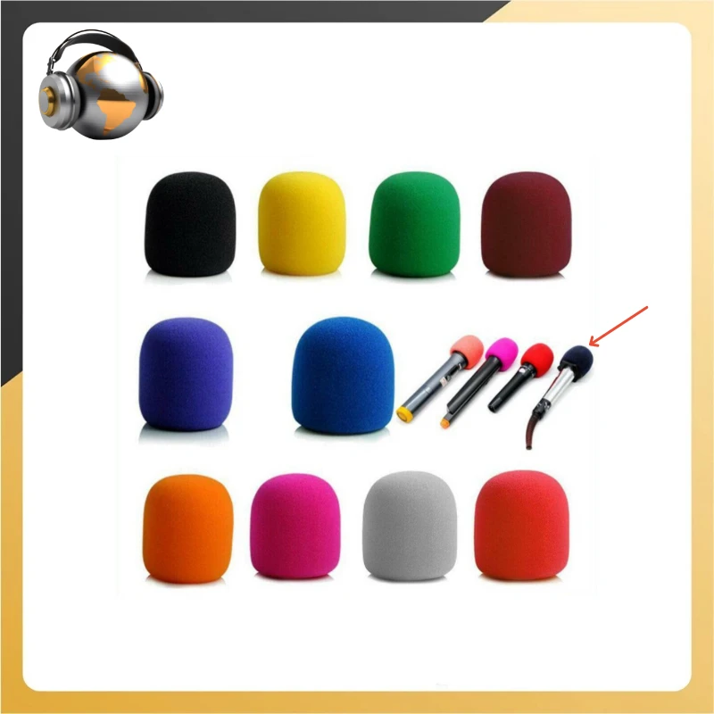 10pc Mic Protector Replacement Headset Foam Covers Windshield High-density Sponge Covers Microphone Cover Microphone Accessories
10pc Mic Protector Replacement Headset Foam Covers Windshield High-density Sponge Covers Microphone Cover Microphone Accessories