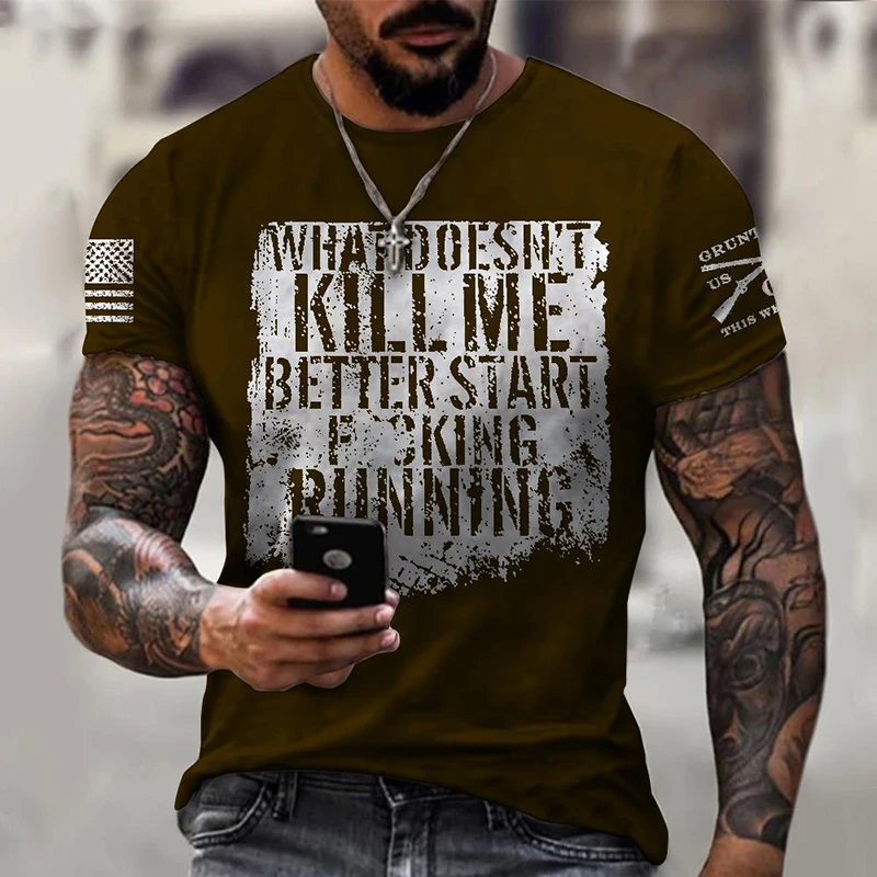 Men's Print Casual Summer Short Sleeve Crewneck Sportswear 3D Street Trend European Style Letter T-shirt
Men's Print Casual Summer Short Sleeve Crewneck Sportswear 3D Street Trend European Style Letter T-shirt