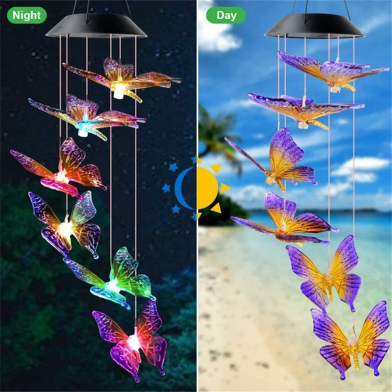 Solar Hummingbird Wind Chime Hanging Lamp LED Butterfly Fairy Light Patio Garden Decoration Solar Light Outdoor Landscape Lamp
Solar Hummingbird Wind Chime Hanging Lamp LED Butterfly Fairy Light Patio Garden Decoration Solar Light Outdoor Landscape Lamp