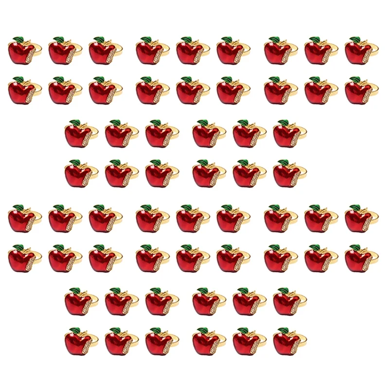 Napkin Rings Set Of 60, Red Apple Napkin Ring For Wedding, Dinner Party, Banquet, Serviette For Christmas, Birthday
Napkin Rings Set Of 60, Red Apple Napkin Ring For Wedding, Dinner Party, Banquet, Serviette For Christmas, Birthday