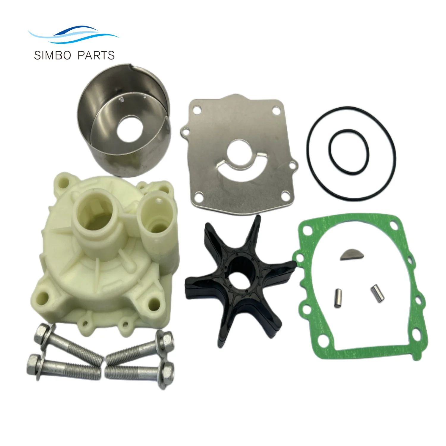 

6G5-W0078-01 Water Pump Impeller Kit For Yamaha 2-Stroke 150 175 200 225 HP Outboard Motor 6G5-W0078-A1-00 6G5-W0078-0A 18-3311