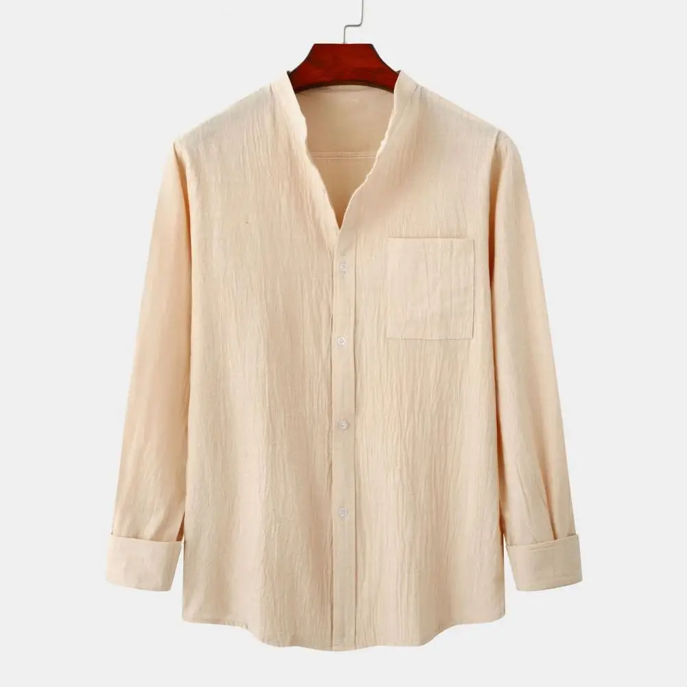 Round Neck Long Sleeve Shirt Men's Spring Summer Casual Shirt Collection Stand Collar Long Sleeve Workwear Retro Style O-neck
Round Neck Long Sleeve Shirt Men's Spring Summer Casual Shirt Collection Stand Collar Long Sleeve Workwear Retro Style O-neck