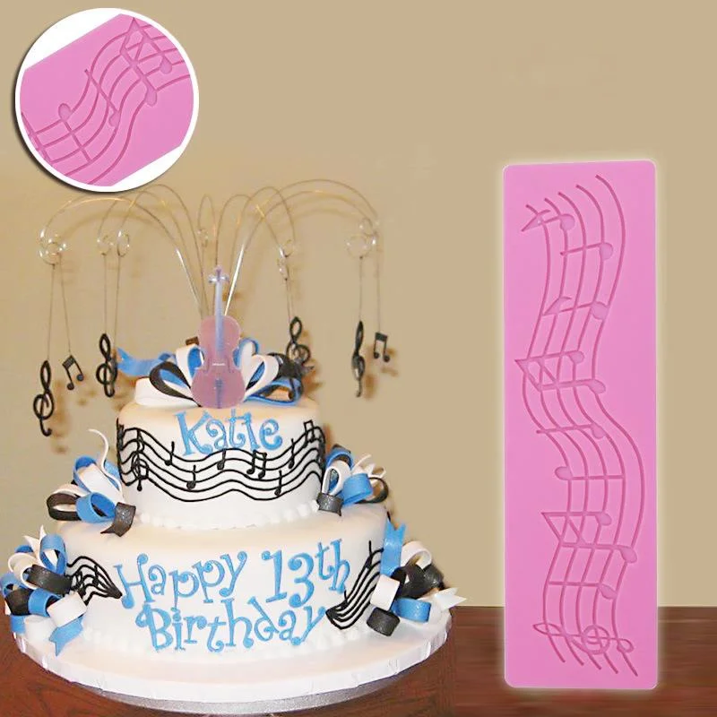 Music Lace Silicone Mold Lace Cake Decorating Tools Note Silicone Cake Wedding Cookie Chocolate Silicone Molds Pastry Tools
Music Lace Silicone Mold Lace Cake Decorating Tools Note Silicone Cake Wedding Cookie Chocolate Silicone Molds Pastry Tools
